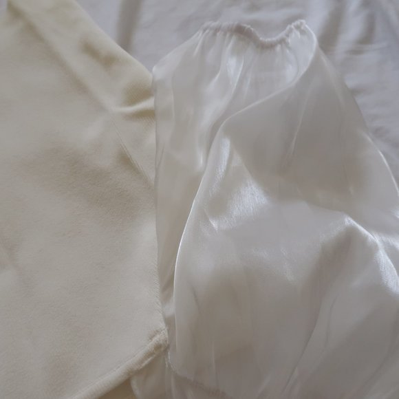 J.ING Simone White Puff Sleeve Top - S / White - Picture 5 of 6